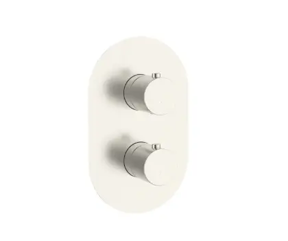 1952183 Vivo afwerkset voor muurinbouw douchethermostaat - Brushed Nickel PVD - geborsteld mat PVD