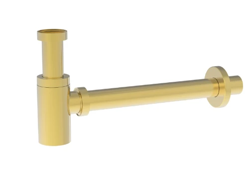 Vivo bekersifon zonder afvoerplug 5/4 x 32 mm - Brushed Gold PVD - goud mat PVD 1952223