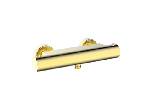 Vivo douchethermostaat - Brushed Gold PVD - goud mat PVD - Belgaqua gekeurd 1952228