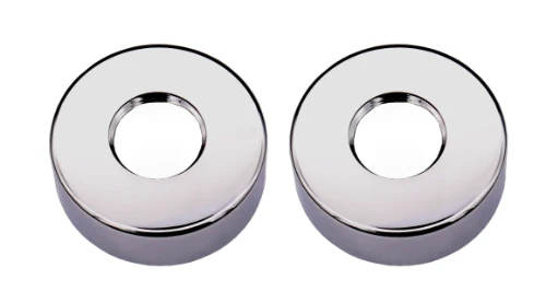 1959602 Rondo WSS rozetten rond 70 mm diep 26 mm (set van 2 stuks) - gun metal PVD