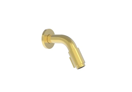 Vivo koudwaterkraan 110 mm - wandmodel - Brushed Gold PVD - goud mat PVD 1960666