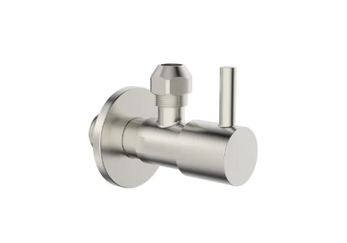 Vivo hoekstopkraan - Brushed Nickel PVD - geborsteld mat PVD 1960690