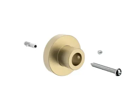 Rondo WSS bevestigingselement voor glijstang verstelb - brushed gold PVD 1966000