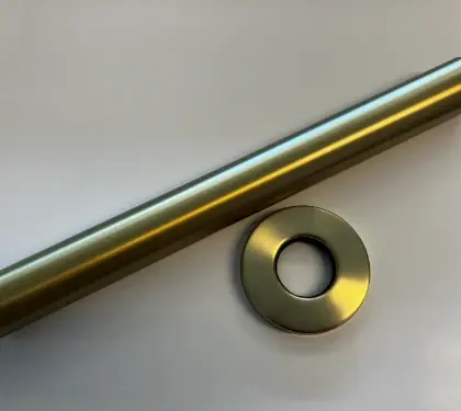 1969247 Vivo WSS buis met roset - Brushed gold PVD