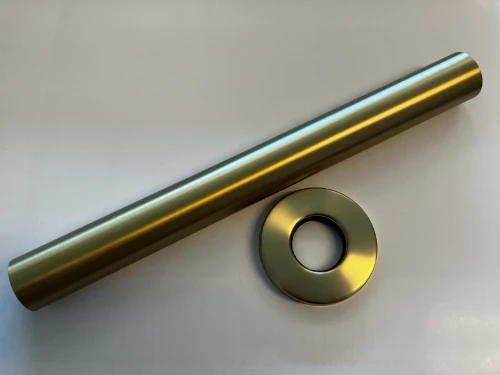 1969247 Vivo WSS buis met roset - Brushed gold PVD