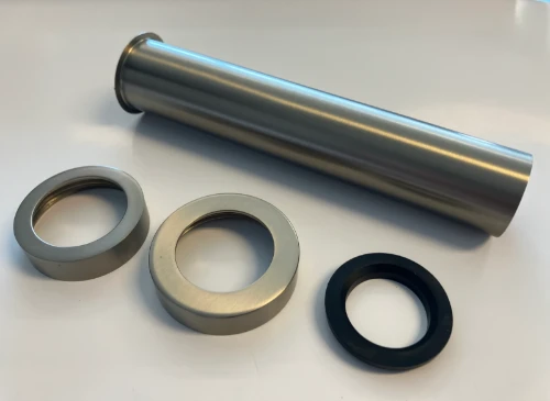 Vivo WSS verticale buisset - Brushed nickel PVD - geborsteld mat 1969273