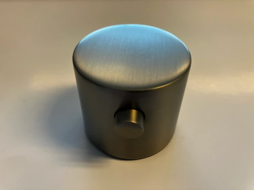 Vivo WSS hendel voor badkraan - Brushed nickel PVD - geborsteld mat 1969293