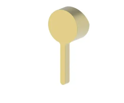 Vivo WSS hendel 78mm - Brushed gold PVD 1969296