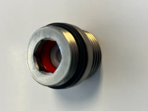 1969303 Vivo WSS nippel douche-aansluiting voor badthermostaat - Brushed nickel PVD - geborsteld mat