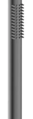 Vivo staafhanddouche 1jet - Gun Metal PVD - staal mat PVD 1969316