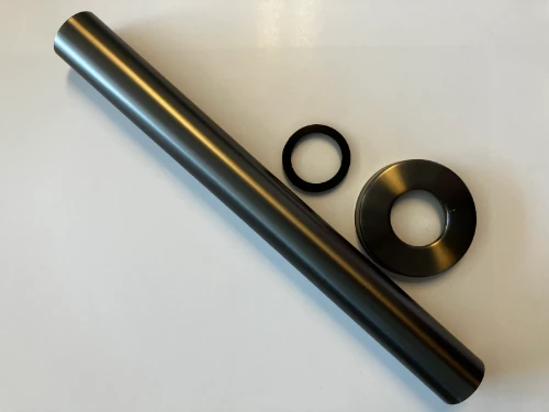 1969328 Vivo WSS buis met roset - Gun Metal PVD - staal mat