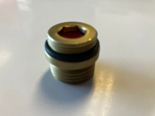 1969363 Vivo WSS nippel douche-aansluiting voor badthermostaat - Brushed gold PVD