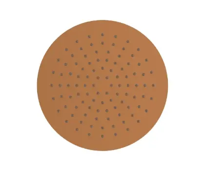 1984959 Vivo hoofddouche 250 mm - Brushed Copper PVD - koper mat PVD