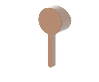 Vivo WSS hendel 78mm - Brushed copper PVD 1984968