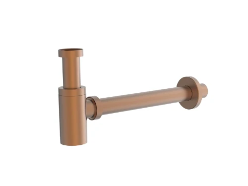 Vivo bekersifon zonder afvoerplug 5/4 x 32 mm - Brushed Copper PVD - koper mat PVD 1984997