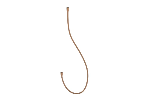 1985012 Vivo doucheflexibel geribbeld 1/2 x 1500 mm - Brushed Copper PVD - koper mat PVD
