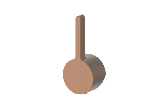 Vivo WSS hendel - Brushed copper PVD 1985018