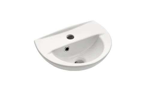 Normus 2.0 handenwasser 360 x 260 x 145 mm - wit - met kraangat - met overloop 2001737