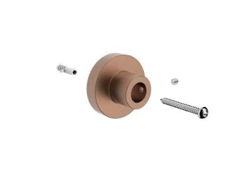 2002020 Rondo WSS bevestigingselement voor glijstang verstelbaar - brushed copper