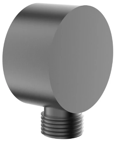 2031429 Vivo muuraansluitbocht 1/2 - Gun Metal PVD - staal mat PVD