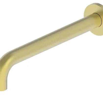 2034970 Vivo baduitloop 1/2 x 250 mm - inkortbaar - Brushed Gold PVD - goud mat PVD