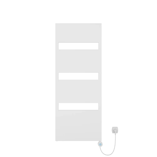 Kalahari elektrische handdoekradiator 1543 x 605 mm - 600W - incl thermostaat - verkeerswit mat 2035436