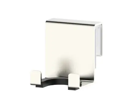 Vivo houder voor wisser voor glazen wand - Brushed Nickel PVD - geborsteld mat PVD 2048111