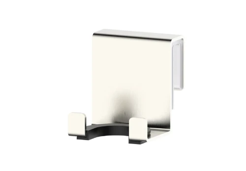 Vivo houder voor wisser voor glazen wand - Brushed Nickel PVD - geborsteld mat PVD 2048111