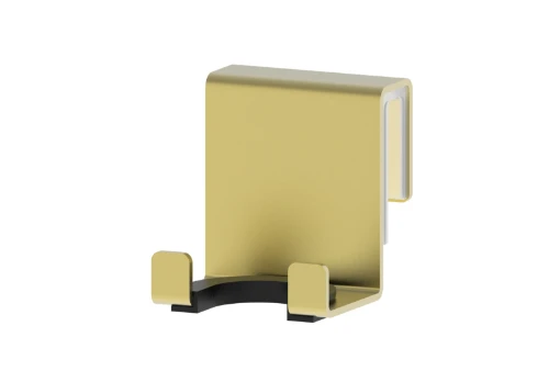 Vivo houder voor wisser voor glazen wand - Brushed Gold PVD - goud mat PVD 2048143