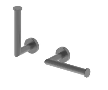 2048156 Vivo toiletrolhouder-reservertoiletrolhouder - Gun Metal PVD - staal mat PVD