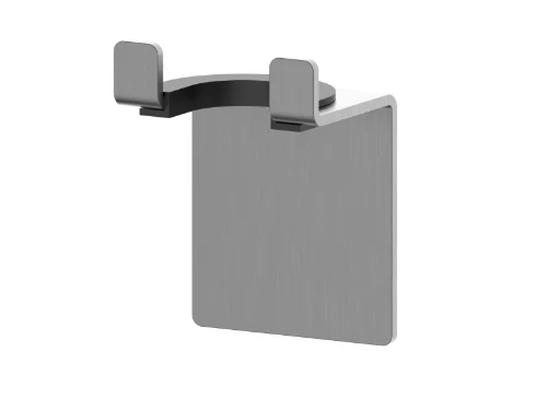 Vivo houder voor wisser om te kleven - Gun Metal PVD - staal mat PVD 2048194