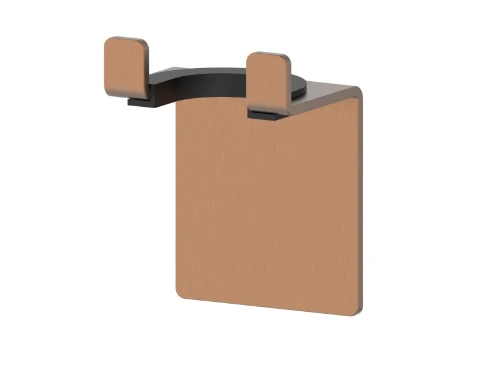2048204 Vivo houder voor wisser om te kleven - Brushed Copper PVD - koper mat PVD
