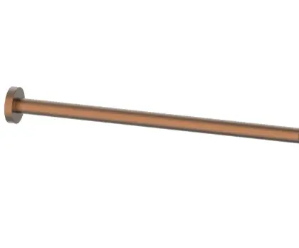 2048217 Vivo 1-delige handdoekhouder 400 mm - Brushed Copper PVD - koper mat PVD