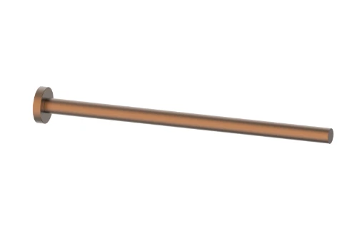 Vivo 1-delige handdoekhouder 400 mm - Brushed Copper PVD - koper mat PVD 2048217
