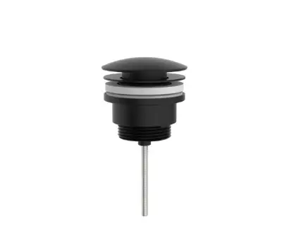 2058542 Vivo afvoerplug universeel - click-clack - open plug - zwart mat PVD