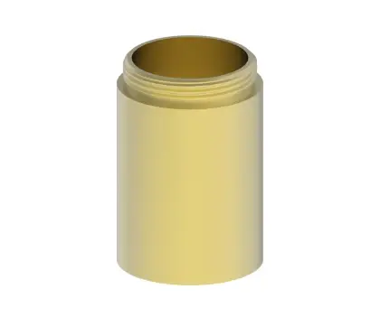 2060651 Vivo verhoogstuk wastafelmengkraan 45 mm - Brushed Gold PVD - goud mat PVD