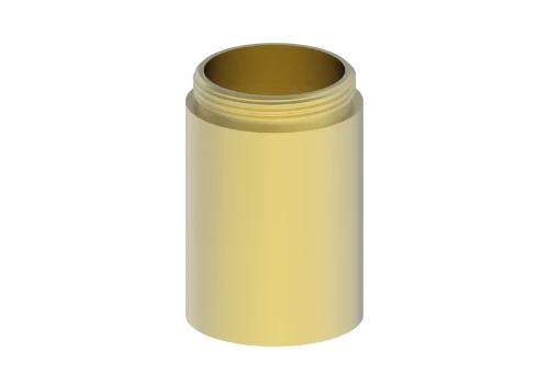 2060651 Vivo verhoogstuk wastafelmengkraan 45 mm - Brushed Gold PVD - goud mat PVD