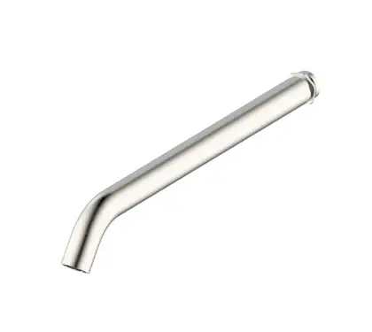 2060806 Vivo inkortbare uitloop voor inbouwwastafelkraan 150-250 mm - Brushed Nickel PVD - geborsteld mat PVD