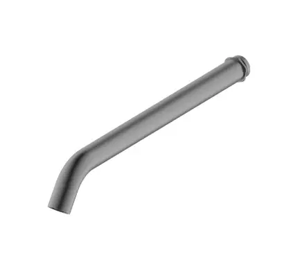 2060807 Vivo inkortbare uitloop voor inbouwwastafelkraan 150-250 mm - Gun Metal PVD - staal mat PVD