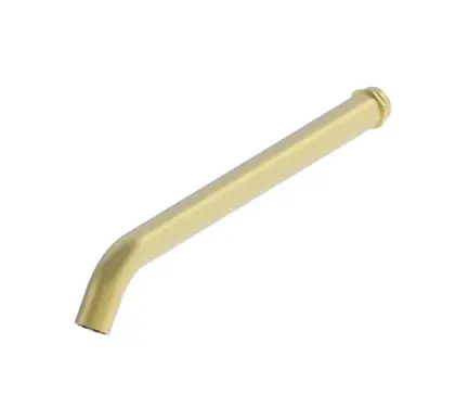2060810 Vivo inkortbare uitloop voor inbouwwastafelkraan 150-250 mm - Brushed Gold PVD - goud mat PVD