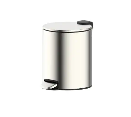 2069133 Vivo afvalemmer met pedaal 205 mm - Brushed Nickel PVD - geborsteld mat PVD