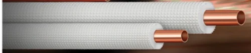 Airco I Mono geisoleerde koper koelleiding 3/8 (rollengte 50m) - wit - met isolatie 9mm Pe-X - prijs per meter - verkoop per rol 21028088058