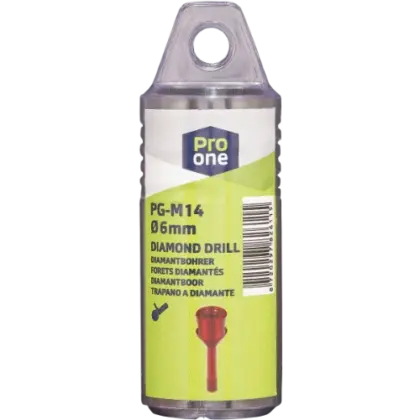 2611 PG tegel-/natuursteenboor voor haakse slijper M14 x 6 mm