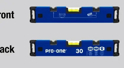 2868 Tools loodgieter waterpas 30 cm