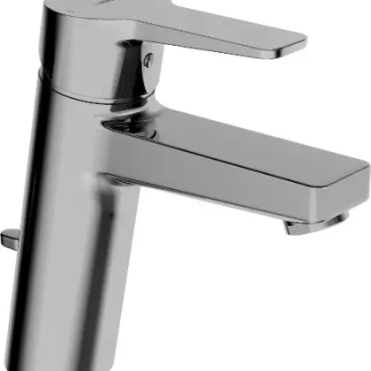 Twen wastafelmengkraan - chroom - met automatische lediging 402022830061