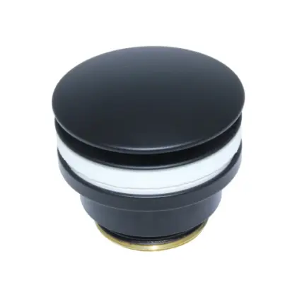 Freeflow afvoerplug 5/4 x 60 mm - zwart mat 431595339