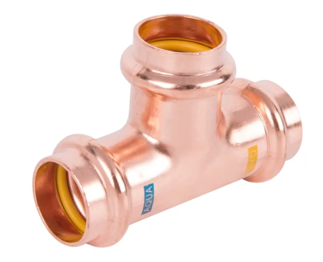 Combiline Aquagas T-stuk 54 x 54 x 54 mm (V-profiel) 45100545454