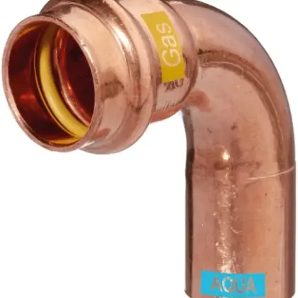 452102828 Combiline Aquagas inschuif bocht 90° MF 28 x 28 mm (V-profiel)