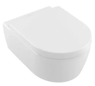 4657HR01 Verde hangtoilet PACK DirectFlush 370 x 530 mm (hangtoilet + zitting met softclose) - wit - zonder spoelrand