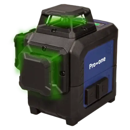 3D 3x 360° multilijnlaser met groene straal 559600